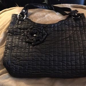 NWT LAILA ROWE QUILTED ZIPPERED SHOULDER BAG